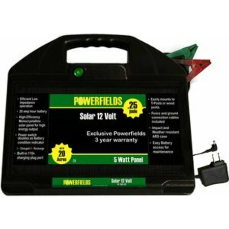 POWERFIELDS SOLAR 12V-.25 25 JOULES-5.0W PANEL PF-250-S12